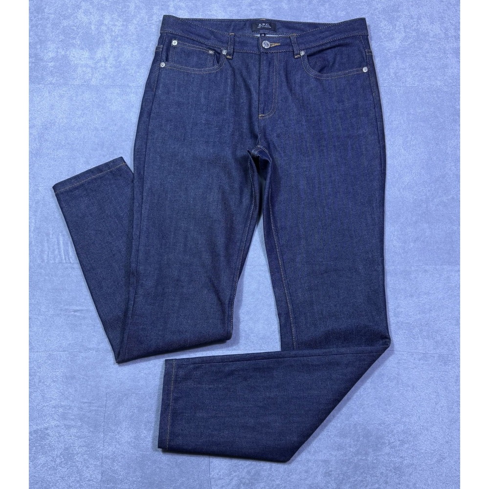 APC Jeans Womens 29 (30x30) Midrise Skinny Tapered Japan Japanese Denim Refined